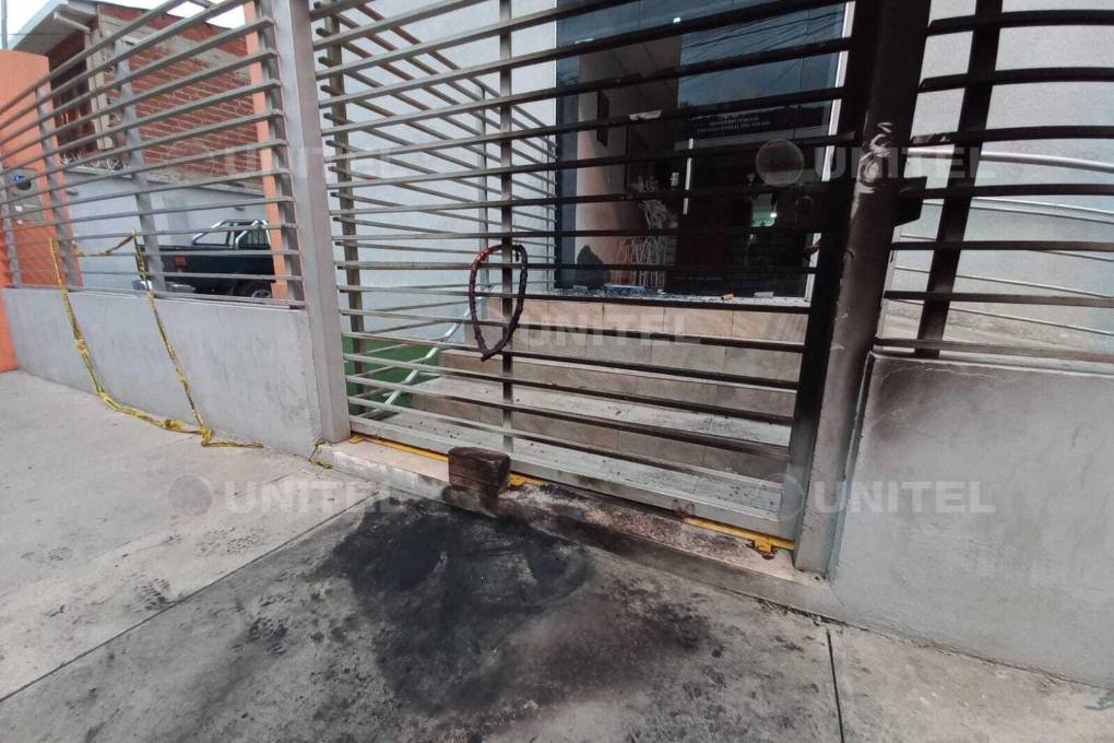 Destrozos Fiscalía Destrozos Fiscalía