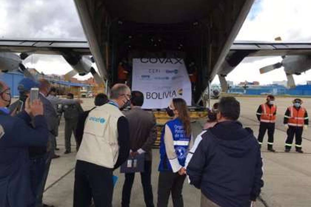 92.000 dosis de la vacuna Pfizer llegan el jueves a Bolivia 92.000 dosis de la vacuna Pfizer llegan el jueves a Bolivia