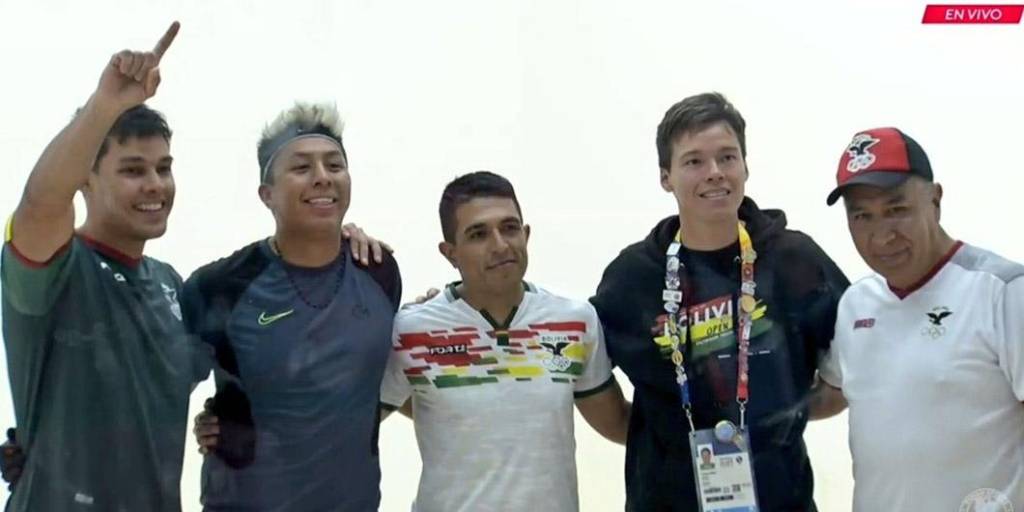 El Team Bolivia Logra La Segunda Medalla De Oro En Raquetbol En Los