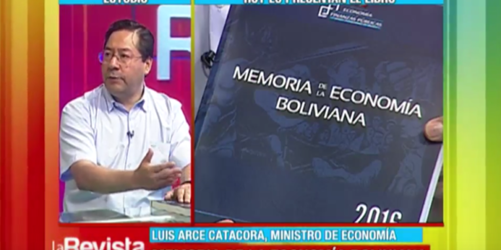 Ministro Arce Presentar El Libro De La Memoria De La Econom A Boliviana