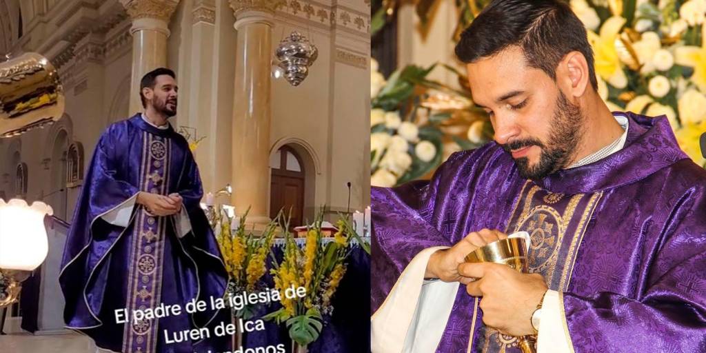 Sacerdote en Perú causa revuelo en redes por su atractivo físico