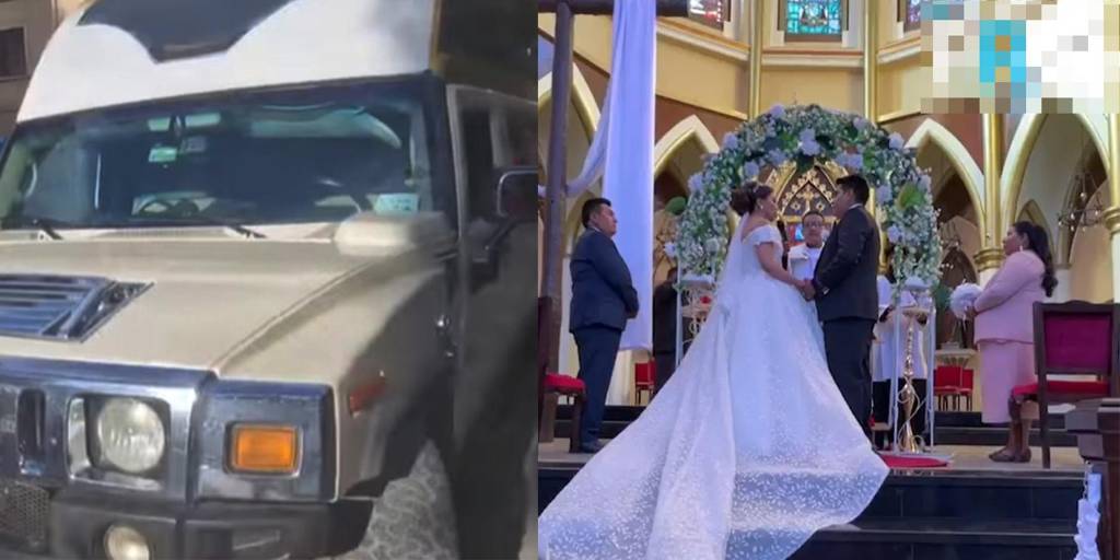 Los novios de la boda del año llegaron en limosina y así fue la fiesta