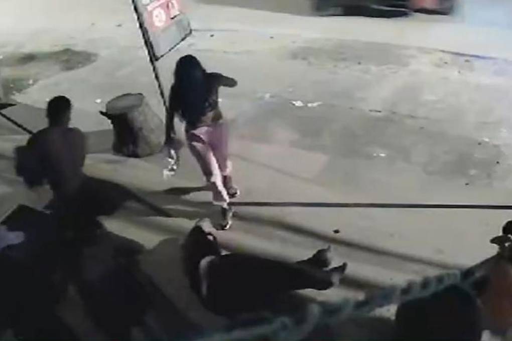 Cámaras de seguridad registraron el ataque Cámaras de seguridad registraron el ataque