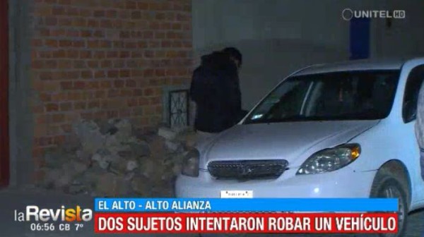 Ladridos de un can evitaron que dos antisociales se roben un vehículo