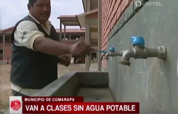 Denuncian Falta De Agua Potable En Comarapa Que Afecta A Estudiantes