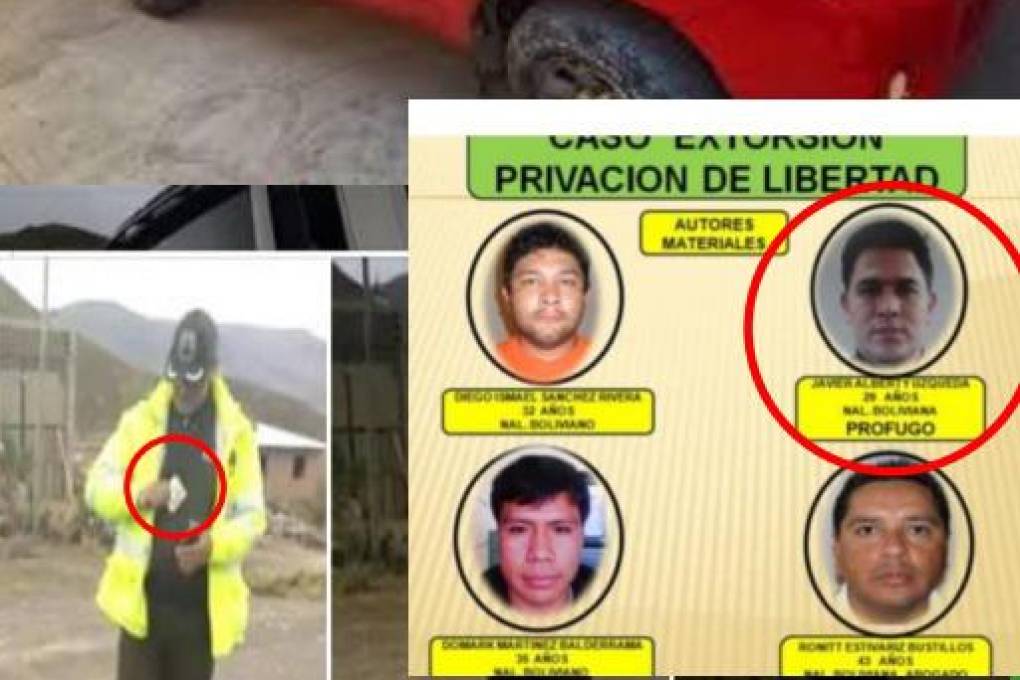 La presentación de la Policía del caso del robo del auto chileno.