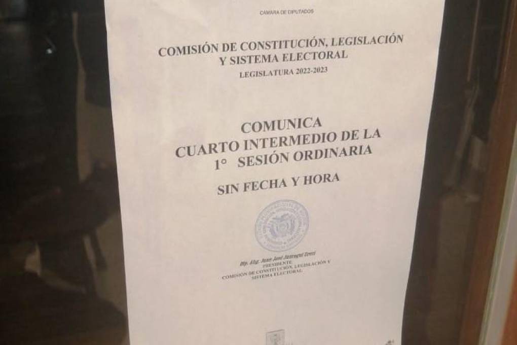 El comunicado de la Comisión de Constitución.