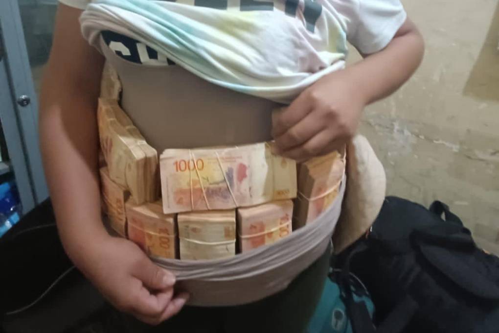 La imagen de la mujer fue publicada por el Ministerio de Gobierno