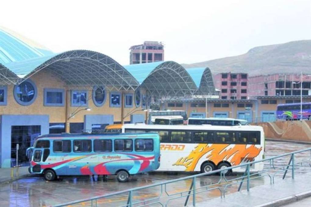 Terminal de buses de Potosí cierre