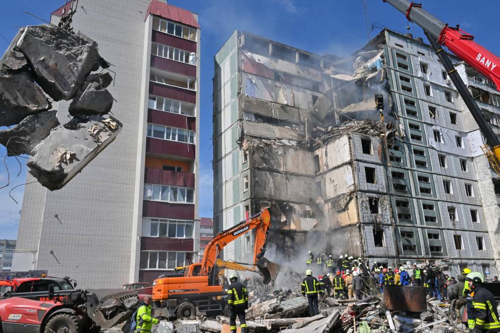 Ataque a una zona residencial enUman, al sur de Kiev