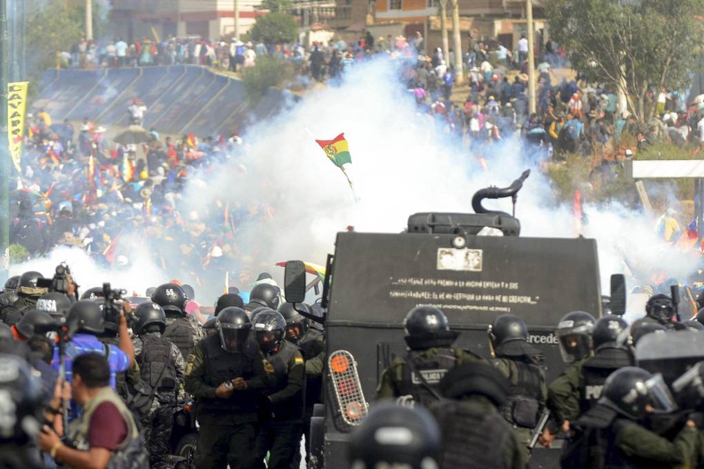 Imagen que refleja los conflictos que se registraron en Sacaba, en noviembre de 2019