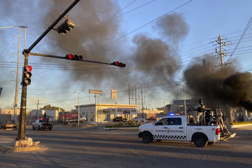 La Policía patrullando 