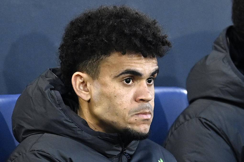 Luis Díaz, jugador del Liverpool (Inglaterra)