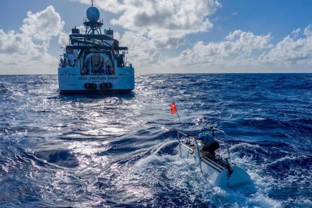 Inmersión del submarino en el que descendió el empresario Victor Vescovo