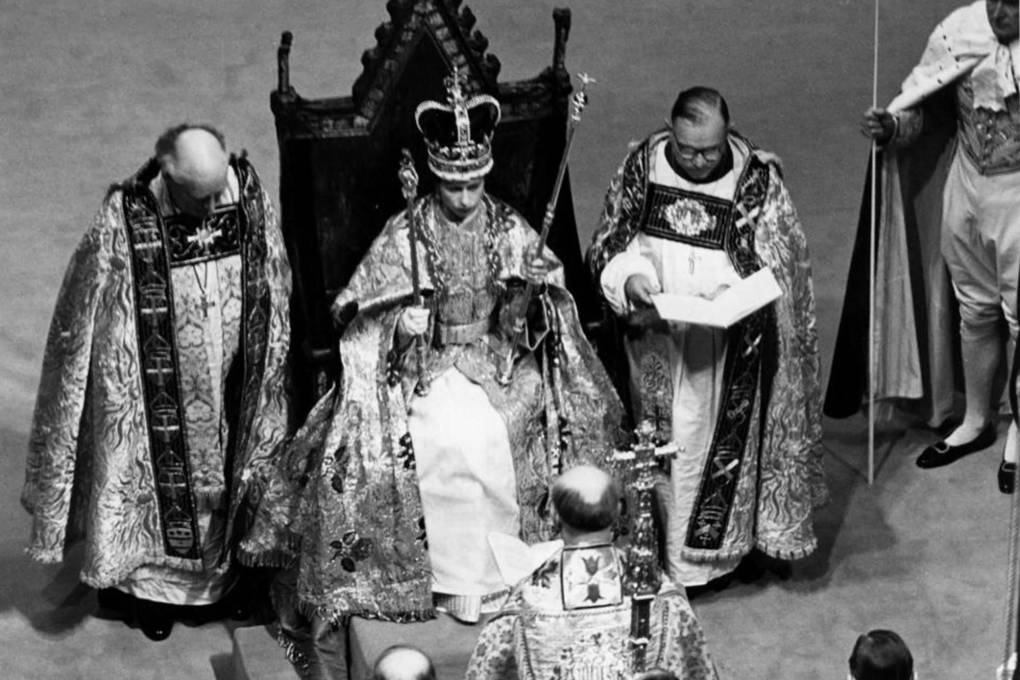 Imagen de la coronación de la Reina Isabel II