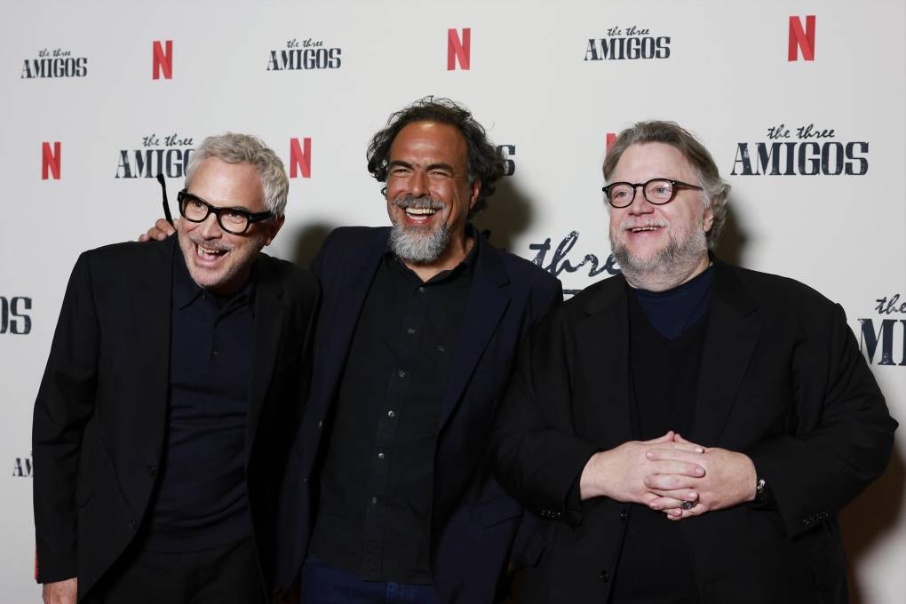 Alfonso Cuaron, Alejandro Gonzalez Inarritu y Guillermo del Toro