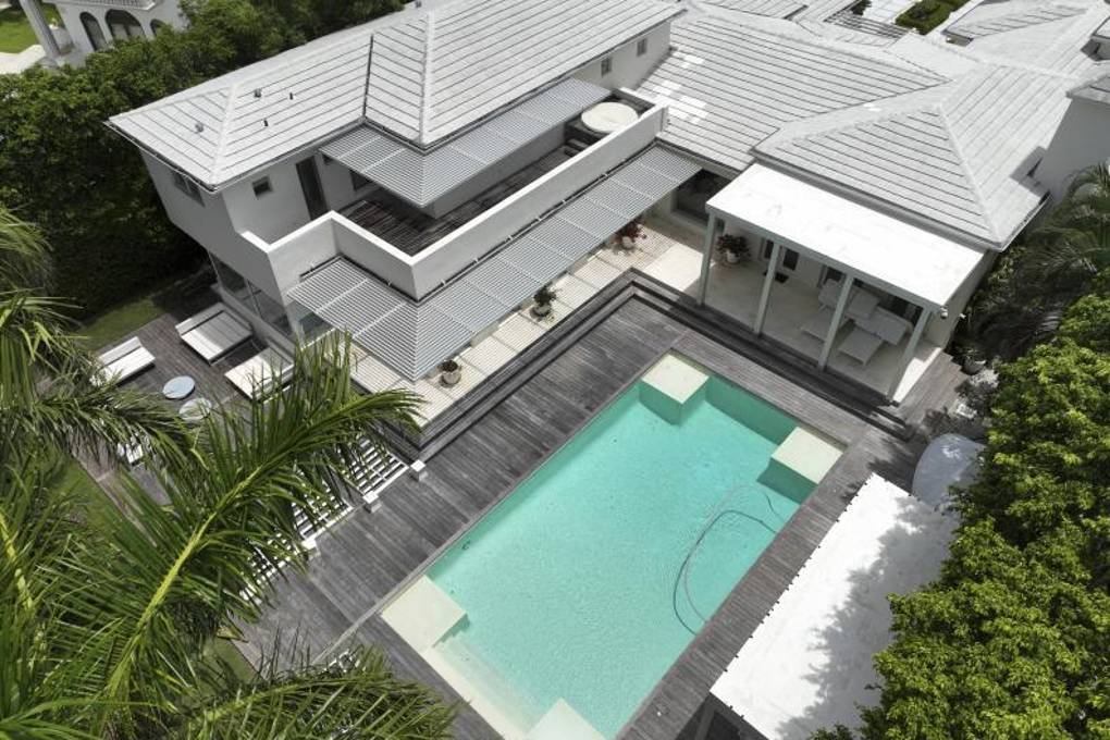 Vista aérea de la casa de Shakira