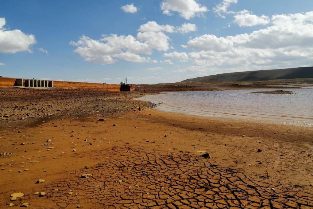 La represa de Milluni.