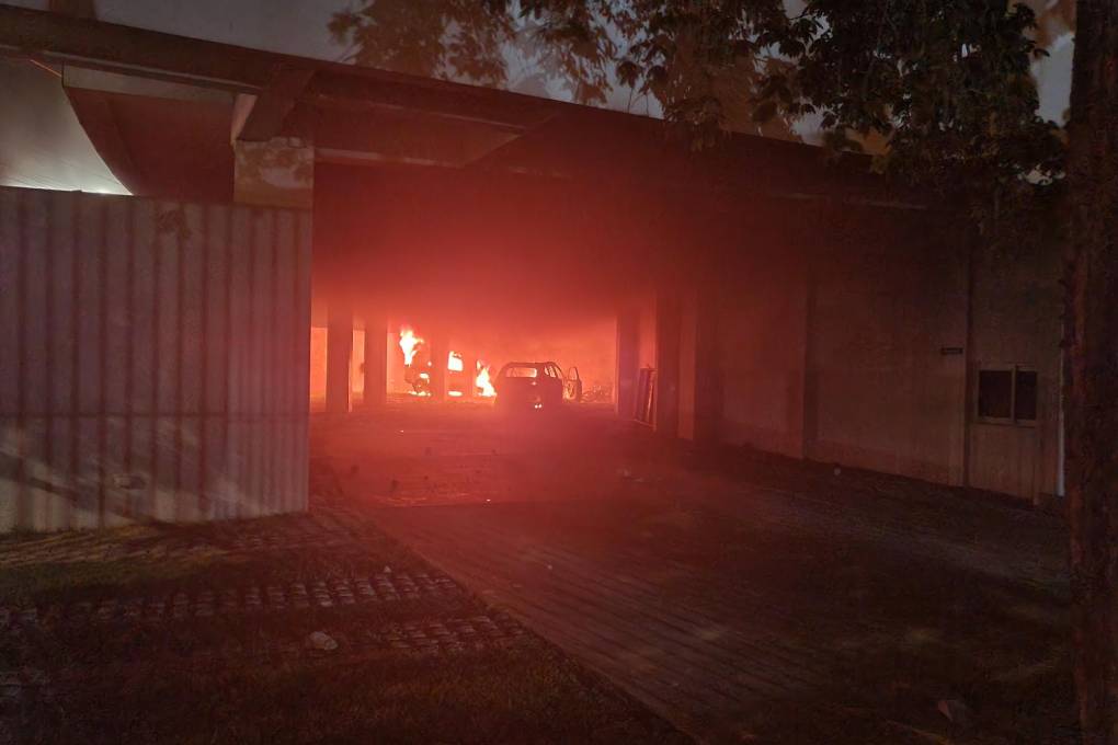 En estas condiciones quedó el edificio de Exconaltid