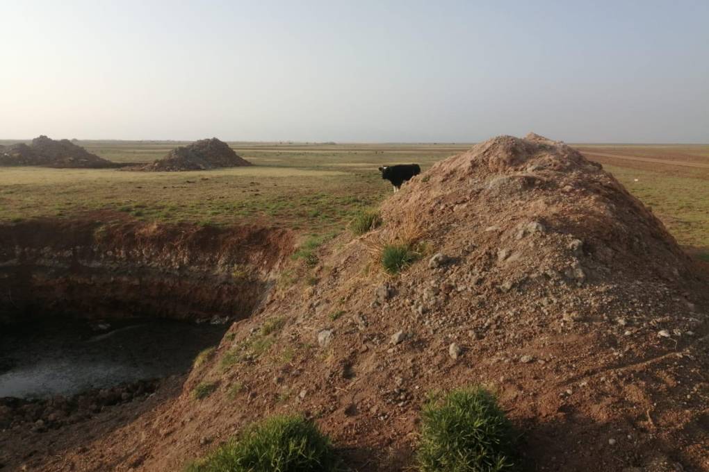 Los pequeños ríos quedaron secos en el altiplano 