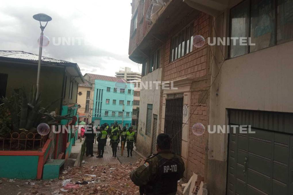Explosión en La Paz.