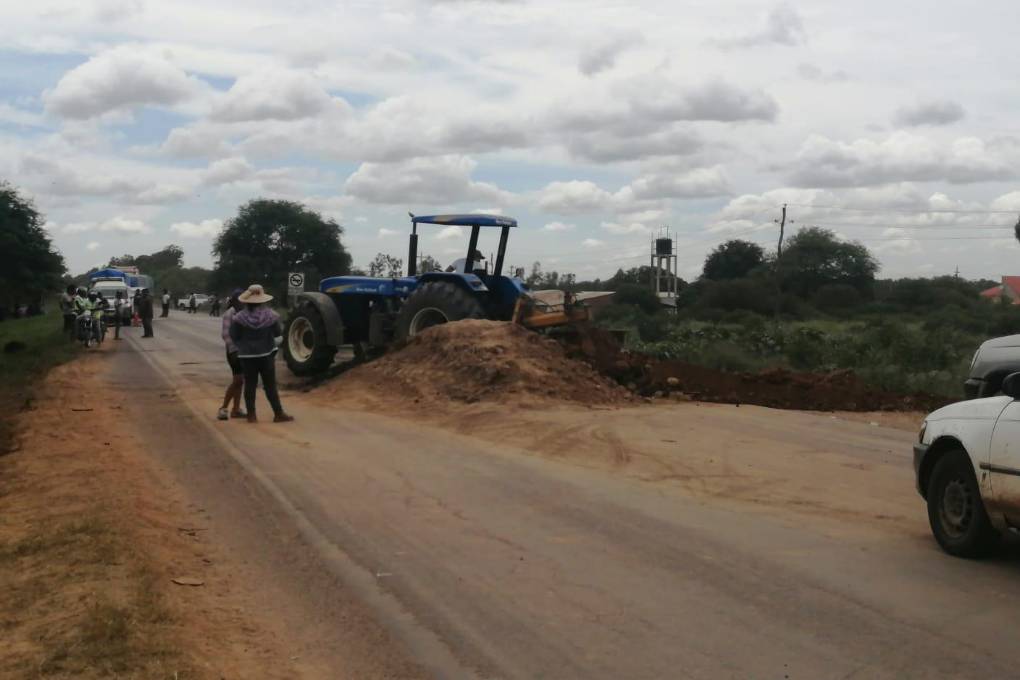 Los montículos de tierra fueron retirados