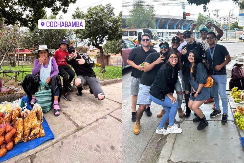 Fotos que compartió Bizarrap en sus historias de Instagram.