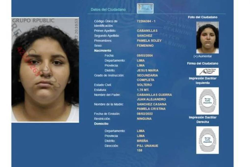 La joven es buscada por la Policía