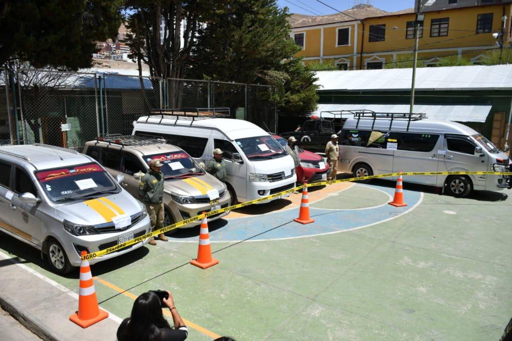 Vehículos que fueron secuestrados por la Policía 