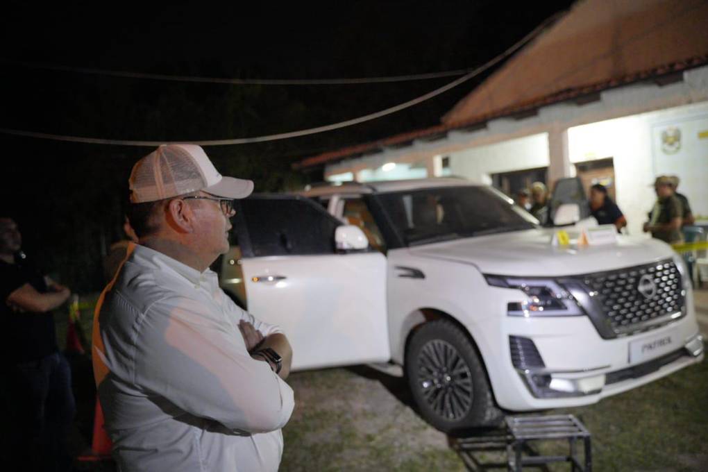 Uno de los automóviles secuestrados