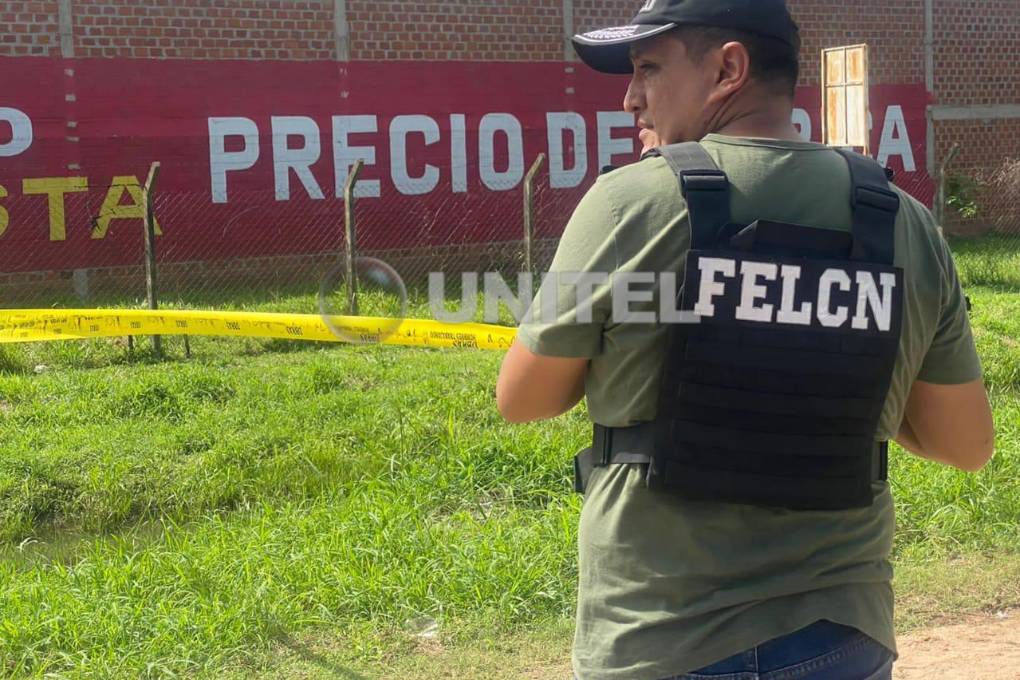 Personal de la Felcn están en el lugar