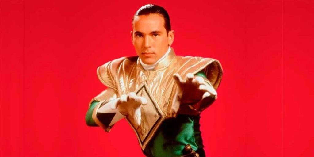 Jason David Frank en el papel del Power Ranger Verde