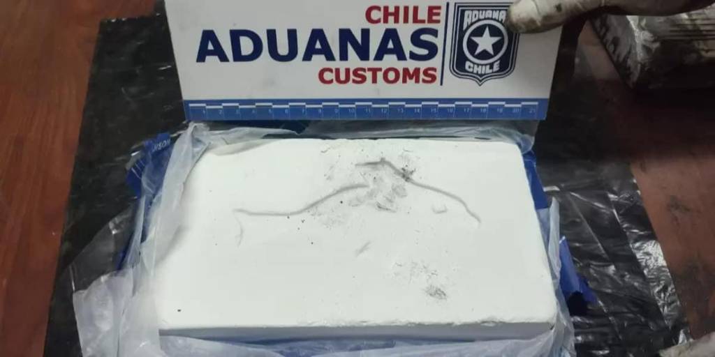 Droga incautada en Chile