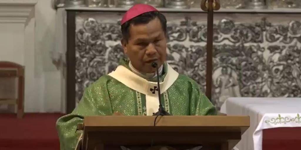 Monseñor René Leigue, Arzobispo de Santa Cruz