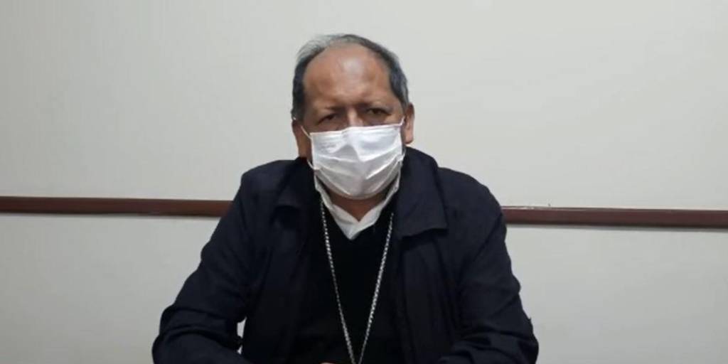 El vicepresidente de la Conferencia Episcopal de Bolivia, Ricardo Centellas.