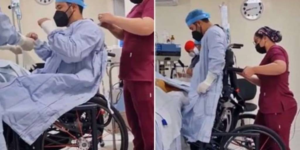 La inspiradora historia de un médico en silla de ruedas que realiza ...