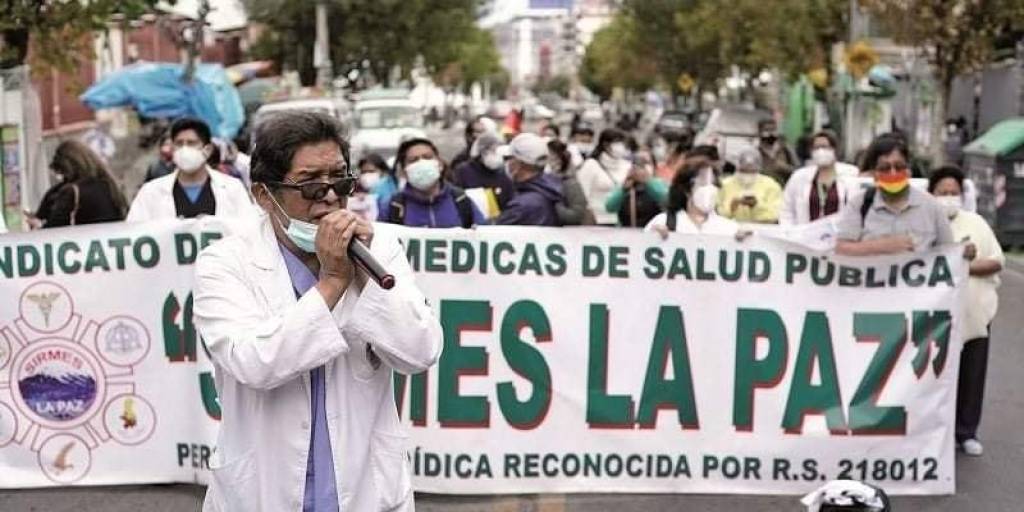 El dirigente de los médicos de La Paz, Fernando Romero