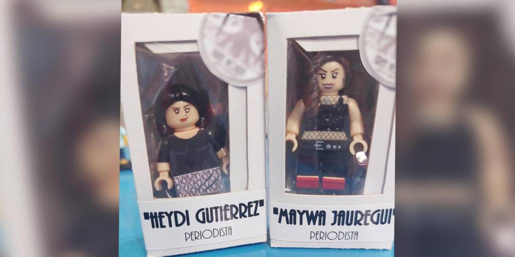 Heydi y Maywa fueron personificadas en muñecos lego