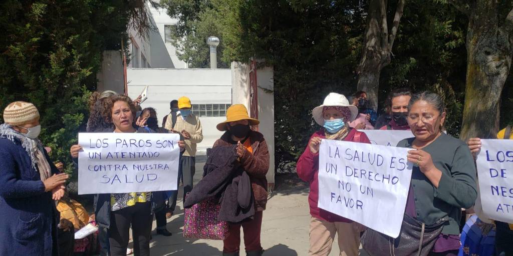 Segundo día de paro en el Hospital de Clínicas de La Paz y suman las quejas