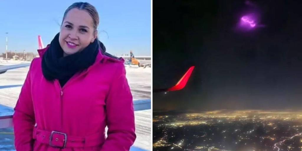 Video: una mujer asegura que grabó un “OVNI rosa”, en pleno vuelo