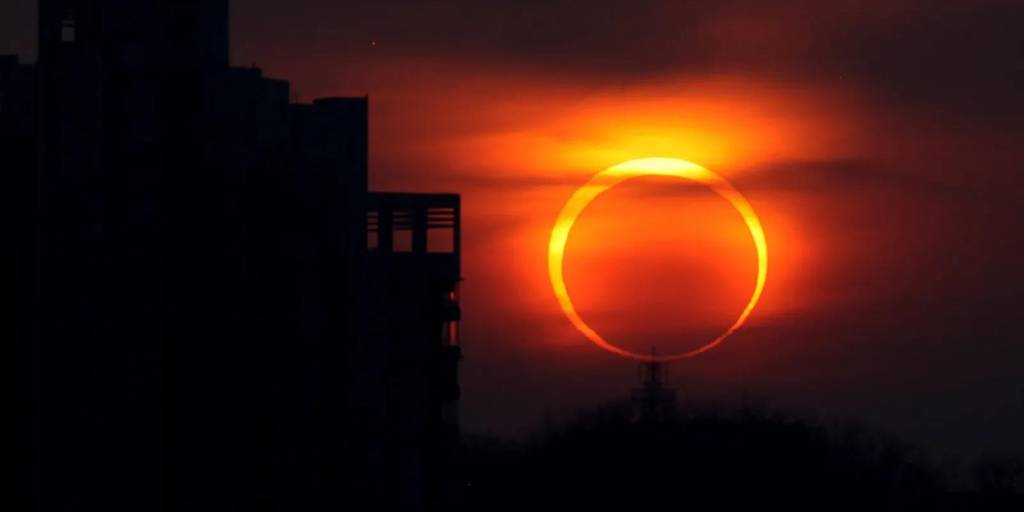 El 14 de octubre se verá el eclipse anular