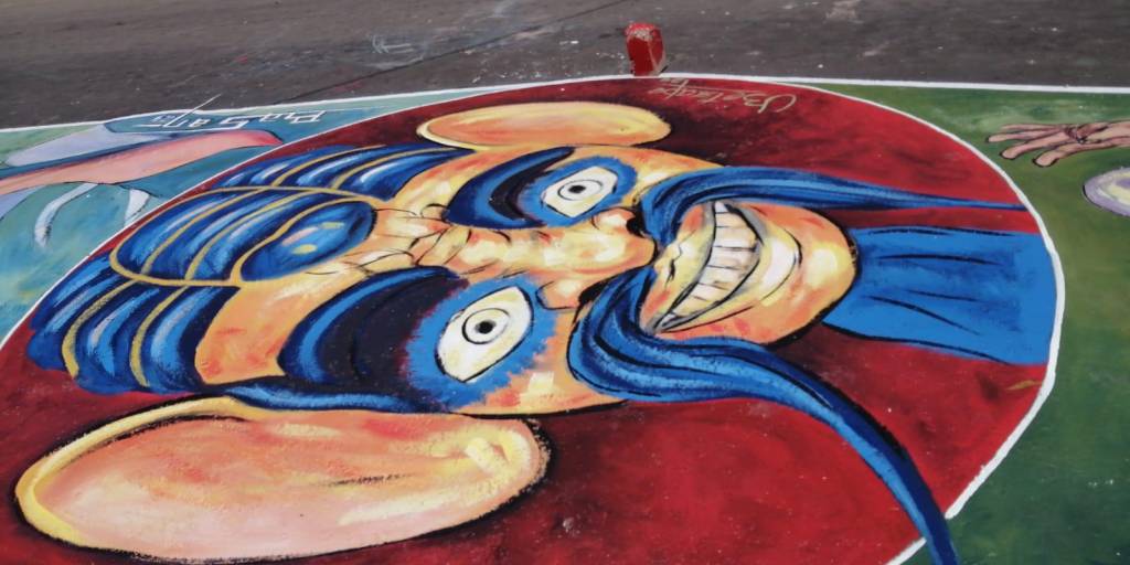 La representación de un moreno en la ruta del Carnaval de Oruro