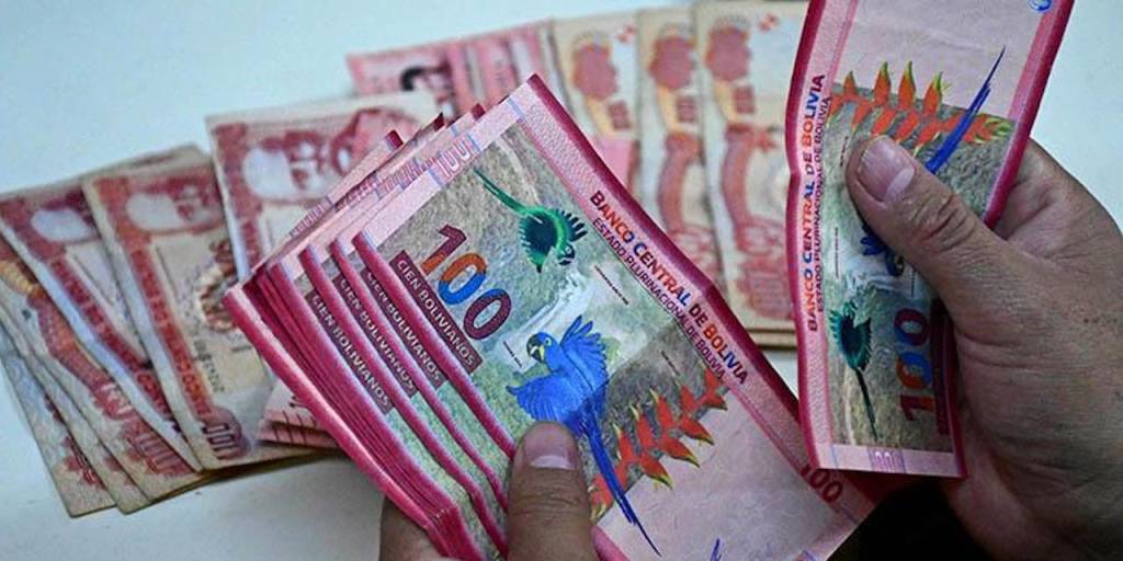 Imagen referencial de dinero boliviano