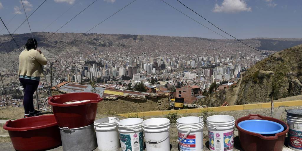 A finales de 2016 se atravesó una grave crisis del agua en La Paz