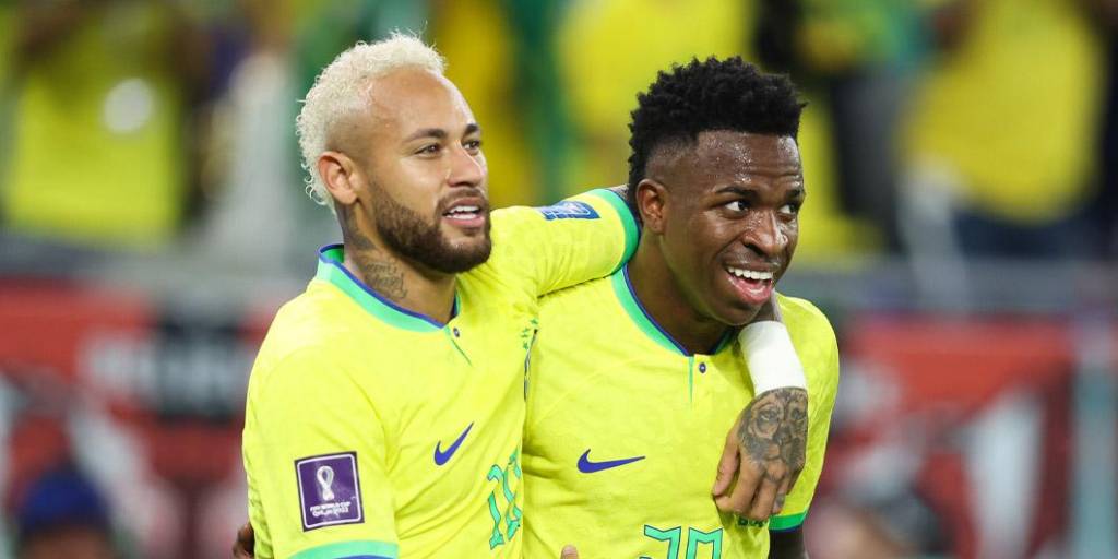 Neymar está lesionado y es duda en la selección brasileña. Mientras que Vini Jr quedó descartado.