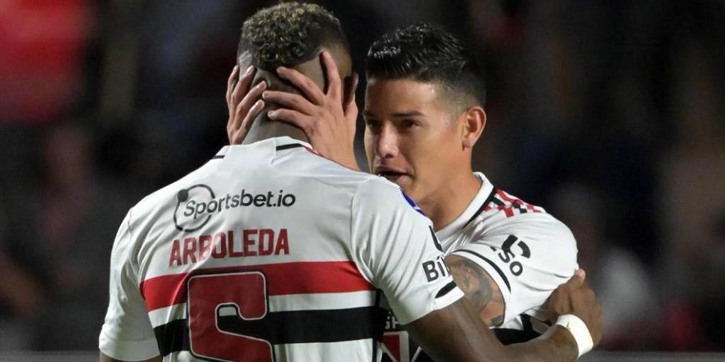 James Rodríguez falló su lanzamiento y su equipo quedó eliminado de la Copa Sudamericana.