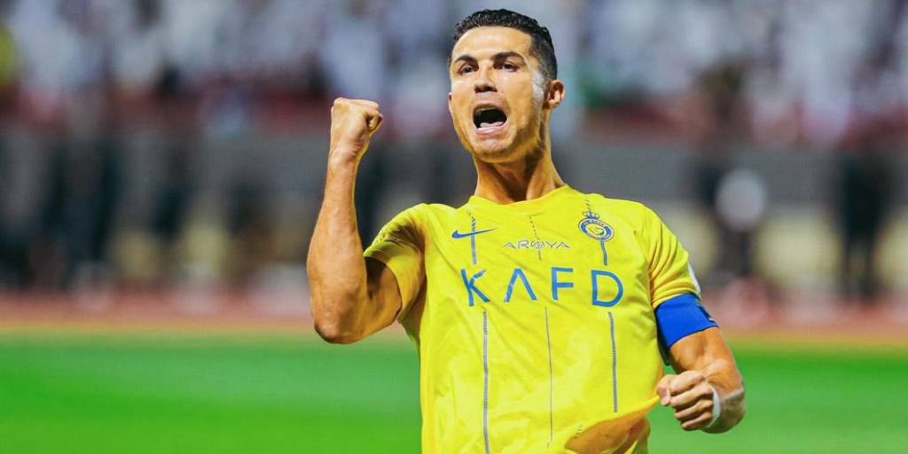 El delantero portugués lleva 17 goles en 16 partidos disputados en la temporada. en Arabia Saudita.