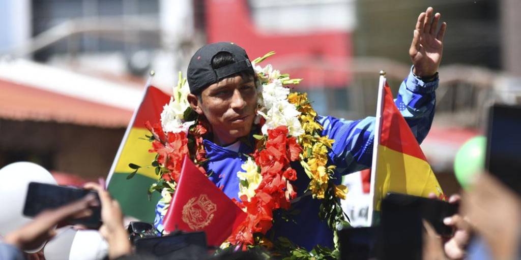 El fondista boliviano está clasificado para participar de los Juegos Olímpicos de París, en 2024.