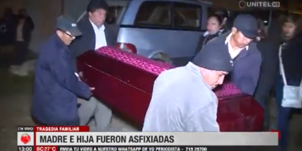 Cuerpos de la mujer y niña victimadas serán enterrados en Puerto Acosta