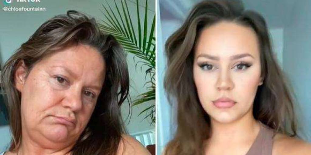 Video: Increíble transformación de una mujer gracias al maquillaje abre  debate en TikTok